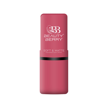 Beauty Berry Soft & Matte Moisturizing Velvet Lipstick For Women - Long-Lasting, Hydrating, High-Pigment Color. (Shade 04)